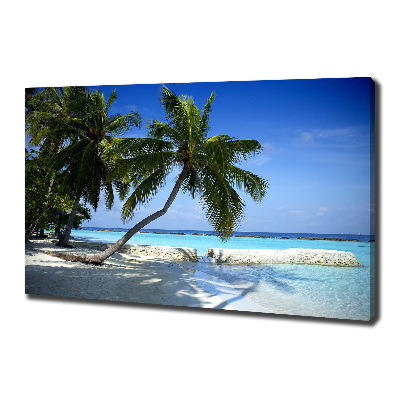 Print pe canvas plaja tropicala