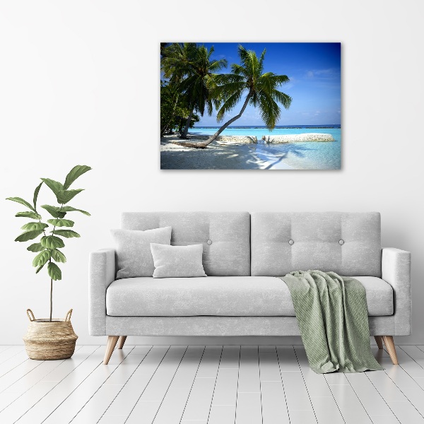 Print pe canvas plaja tropicala