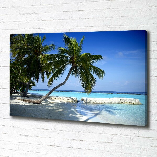 Print pe canvas plaja tropicala