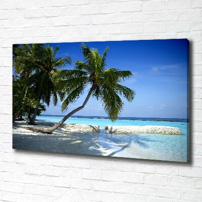 Print pe canvas plaja tropicala