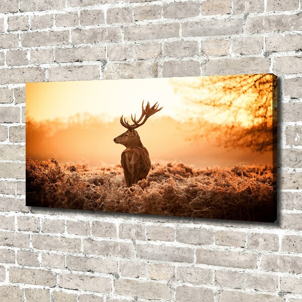 Print pe pânză Sunrise Deer