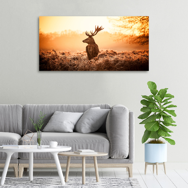 Print pe pânză Sunrise Deer