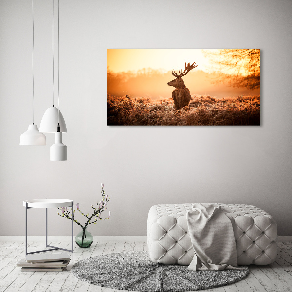 Print pe pânză Sunrise Deer