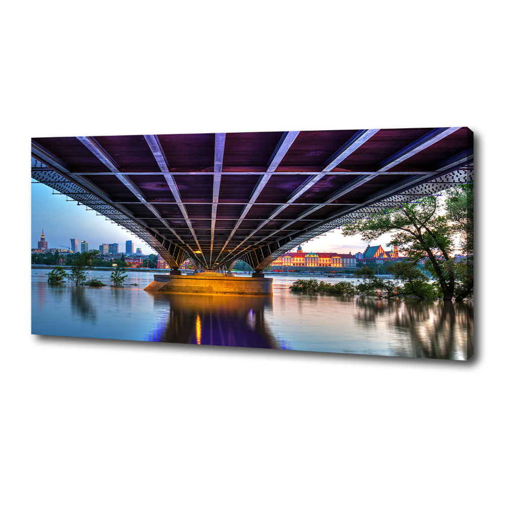 Print pe canvas Bridge în Varșovia