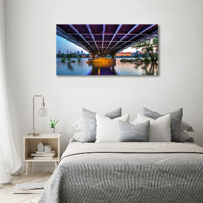 Print pe canvas Bridge în Varșovia