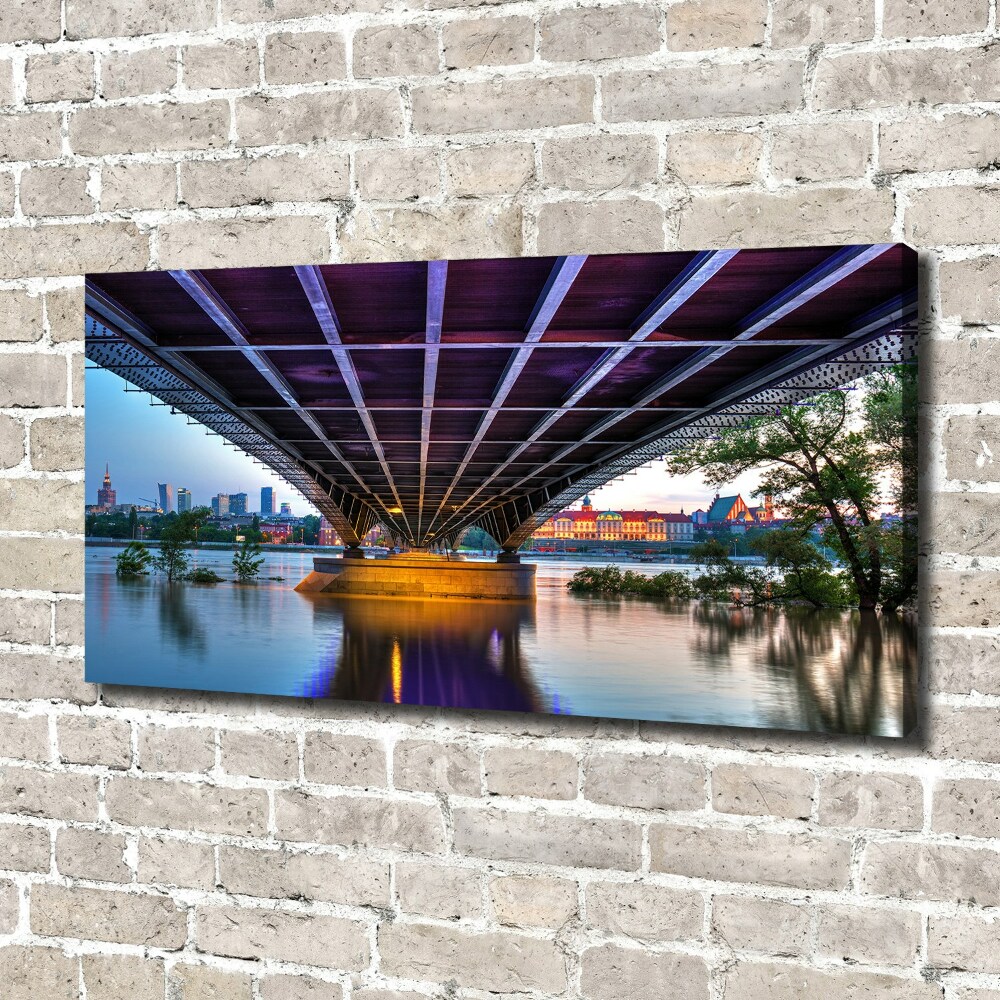 Print pe canvas Bridge în Varșovia