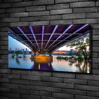 Print pe canvas Bridge în Varșovia