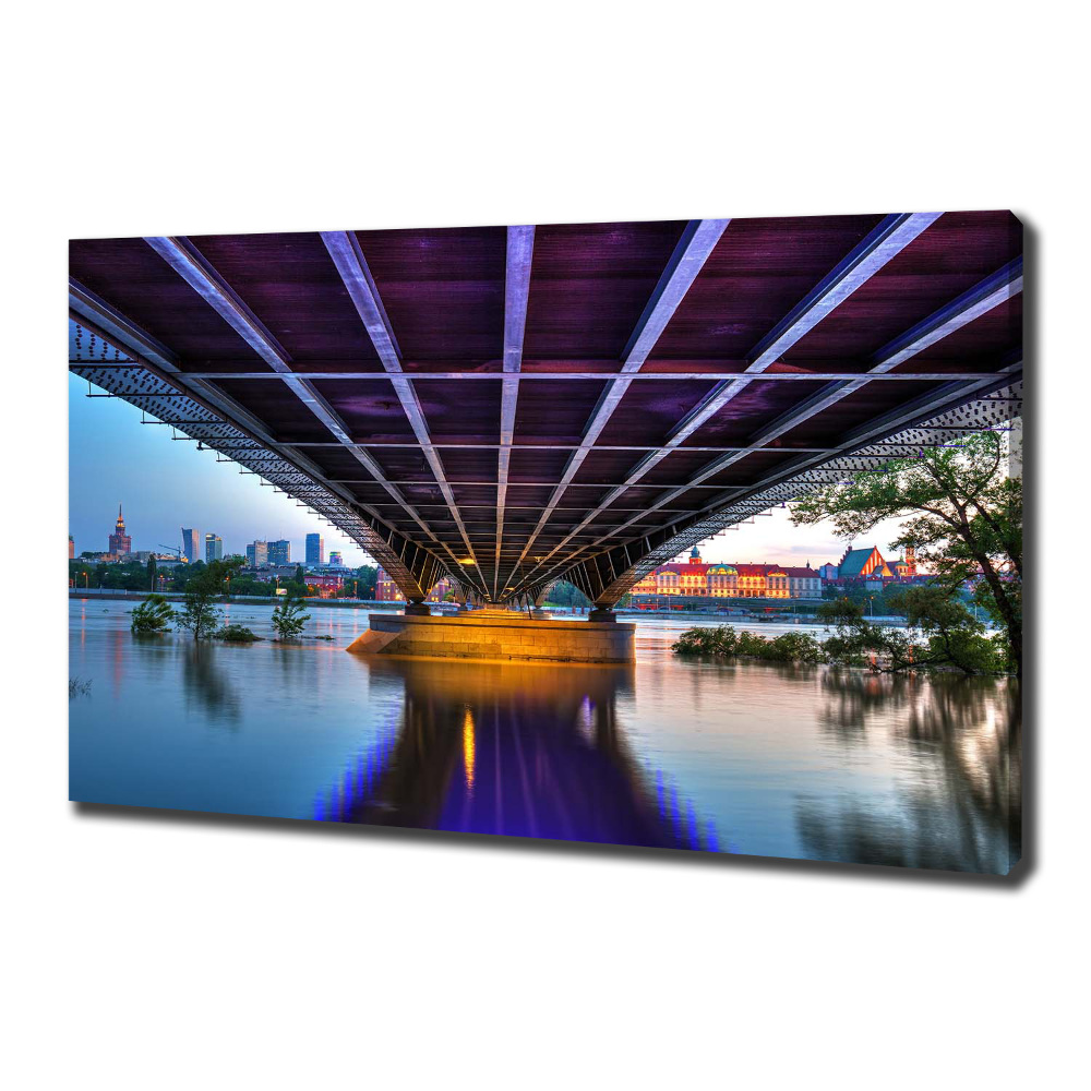 Print pe canvas Bridge în Varșovia