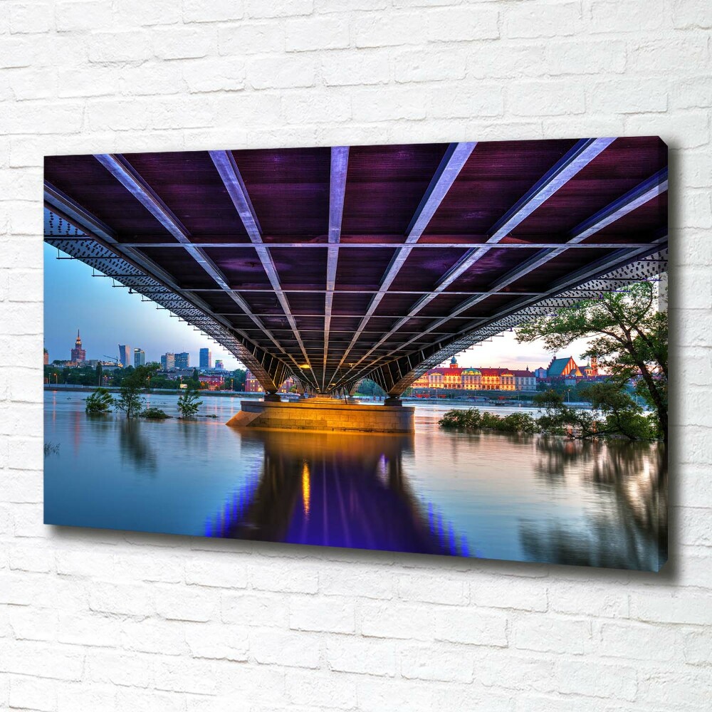 Print pe canvas Bridge în Varșovia