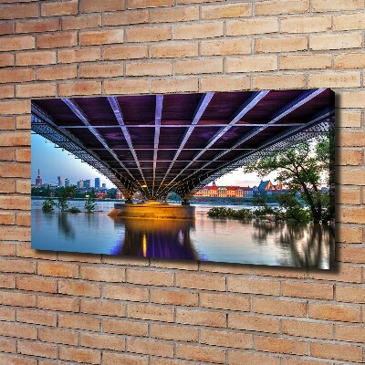 Print pe canvas Bridge în Varșovia