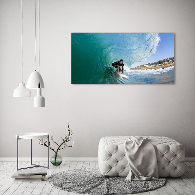 Tablou canvas Surfer pe val