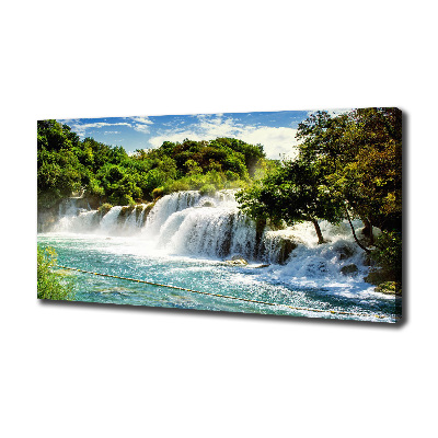 Tablou pe pânză canvas cascada Krka