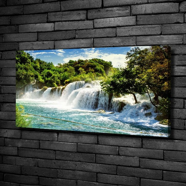 Tablou pe pânză canvas cascada Krka