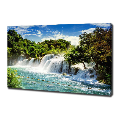 Tablou pe pânză canvas cascada Krka