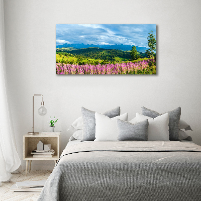 Tablou canvas Lavanda în munți