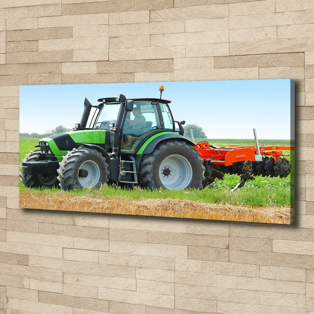 Tablou canvas Tractor pe teren