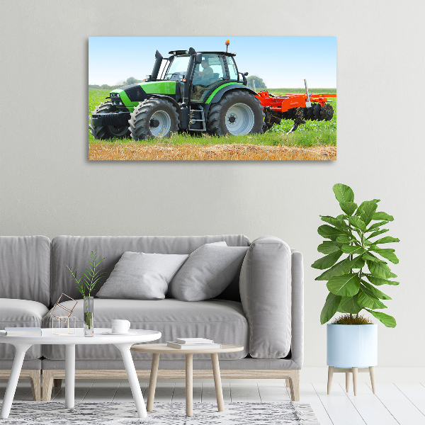 Tablou canvas Tractor pe teren