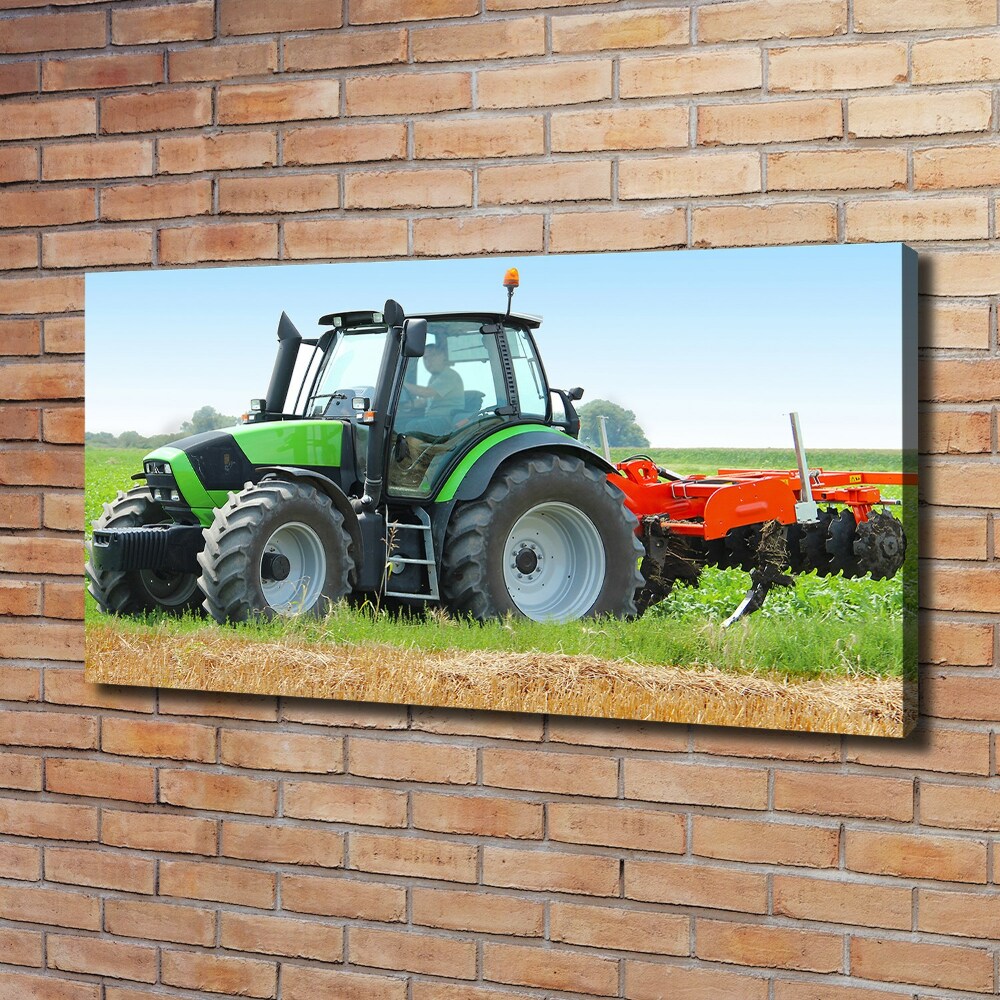 Tablou canvas Tractor pe teren