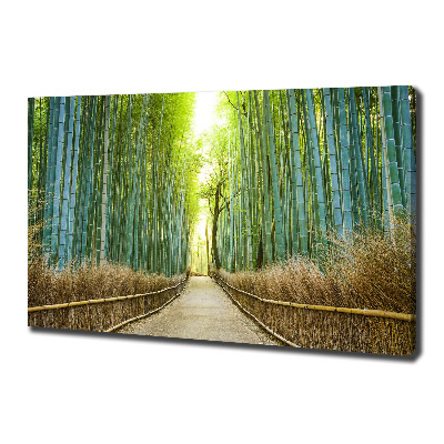 Pictură pe pânză pădure de bambus