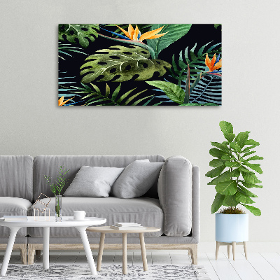 Tablou pe pânză canvas flori tropicale