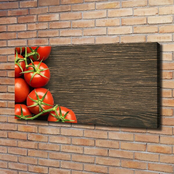 Imprimare tablou canvas Tomate pe lemn