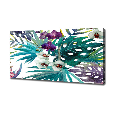 Print pe canvas flori tropicale