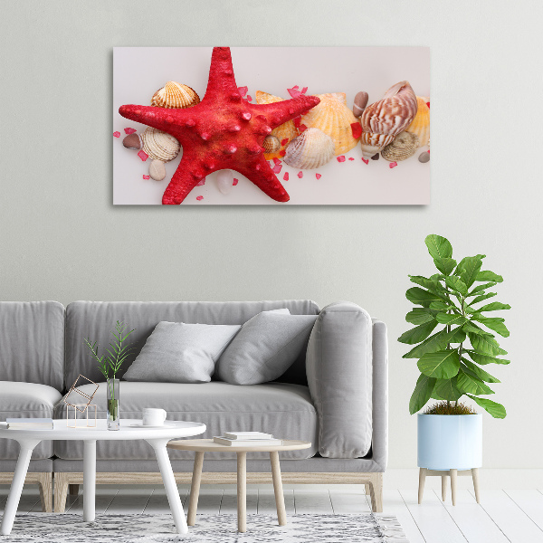 Tablou canvas Starfish și scoici