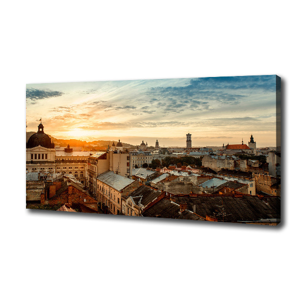 Imprimare tablou canvas Sunrise Lions