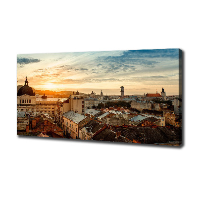 Imprimare tablou canvas Sunrise Lions