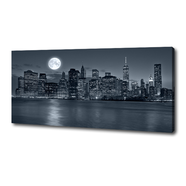 Imprimare tablou canvas New York, pe timp de noapte