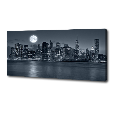 Imprimare tablou canvas New York, pe timp de noapte