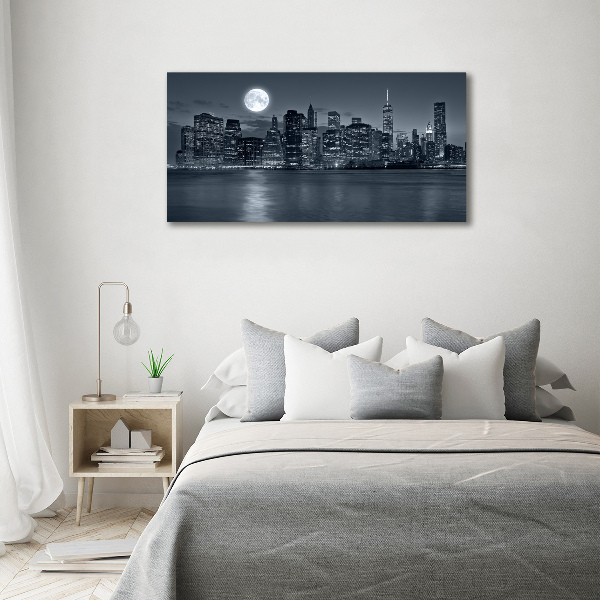 Imprimare tablou canvas New York, pe timp de noapte