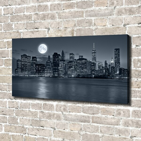 Imprimare tablou canvas New York, pe timp de noapte