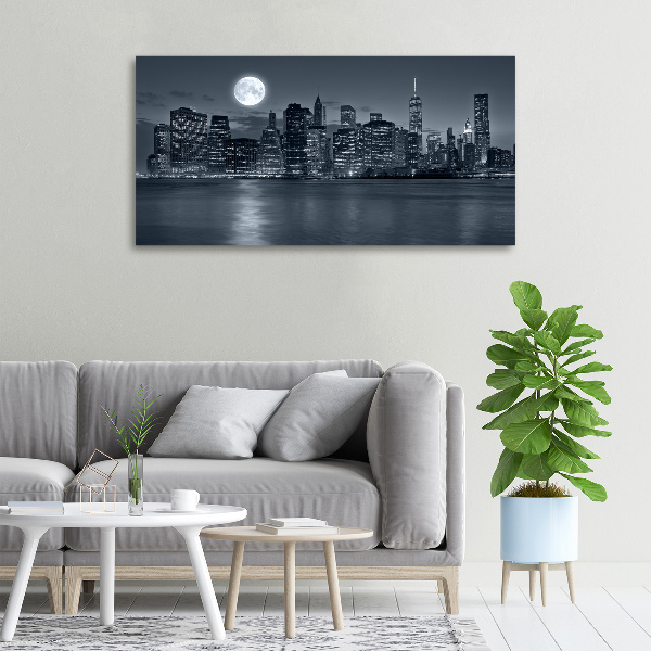 Imprimare tablou canvas New York, pe timp de noapte