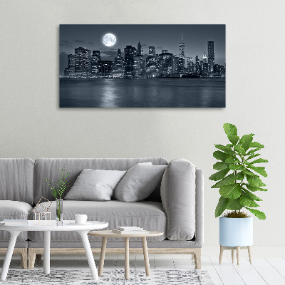 Imprimare tablou canvas New York, pe timp de noapte