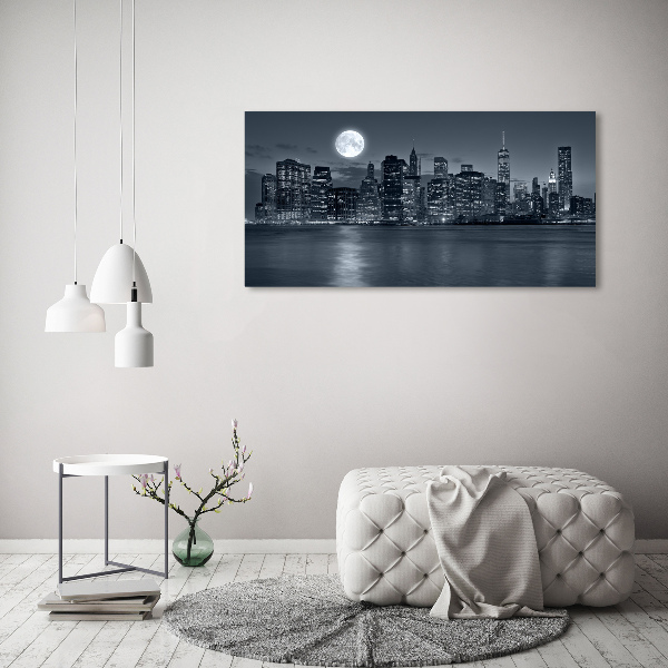 Imprimare tablou canvas New York, pe timp de noapte