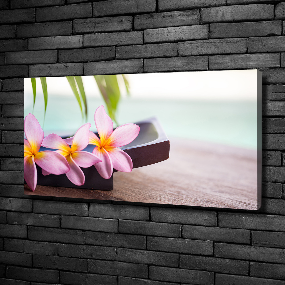 Tablou pe pânză canvas plumeria