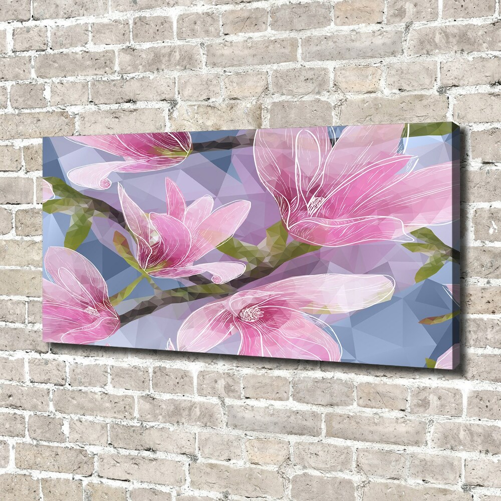 Tablou pe pânză canvas magnolie roz