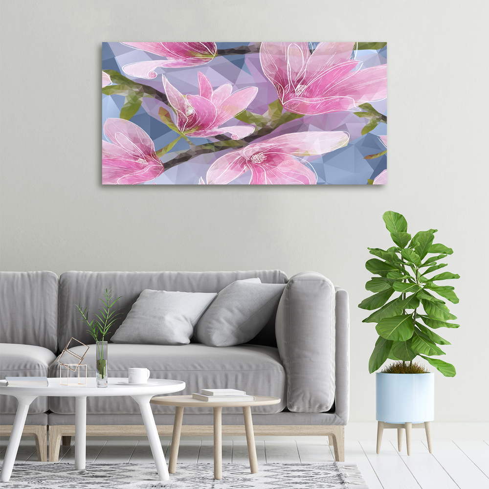 Tablou pe pânză canvas magnolie roz