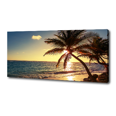 Print pe canvas plaja tropicala