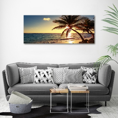 Print pe canvas plaja tropicala