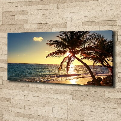 Print pe canvas plaja tropicala