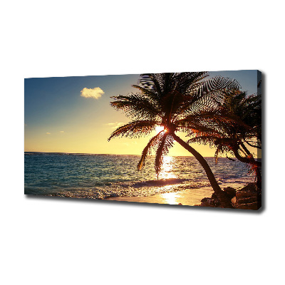 Print pe canvas plaja tropicala