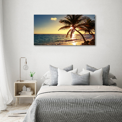 Print pe canvas plaja tropicala