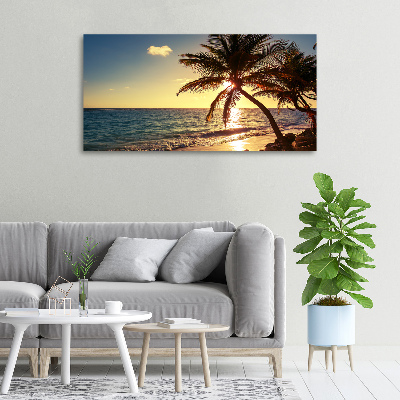 Print pe canvas plaja tropicala