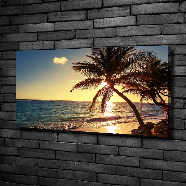 Print pe canvas plaja tropicala