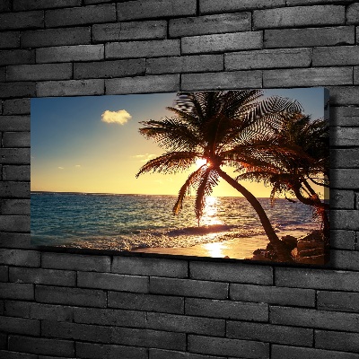 Print pe canvas plaja tropicala