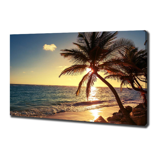 Print pe canvas plaja tropicala