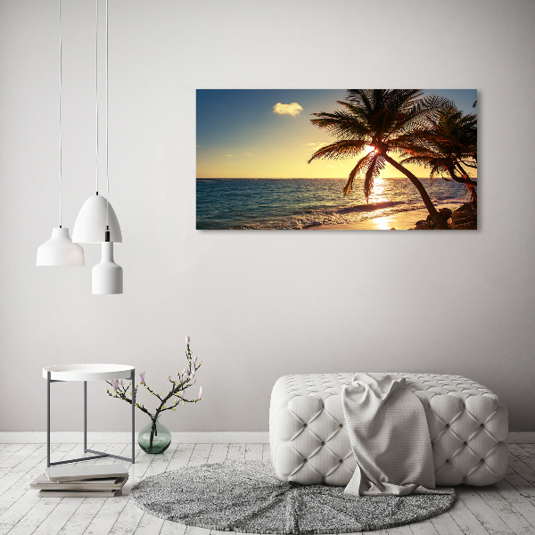 Print pe canvas plaja tropicala