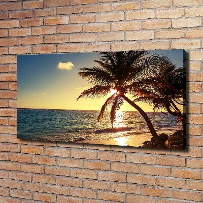 Print pe canvas plaja tropicala